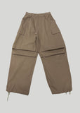 Structured Cargo Cut Out Pants