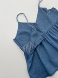 Summer frill bustier sleeveless