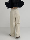 [unisex] Work Peach Bijo Wide Pants