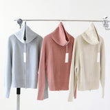 [Premium] Cory Two-Way Zip Up Knit