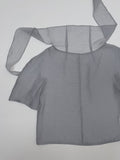 Puff Organza Half Blouse