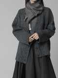 Teddy Overfit Knit Cardigan