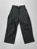 [premium] Stopper Rivet Nylon Wide Pants