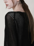 [Premium] Whole Garment Crochet Punching Cardigan