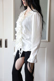 Ruffle bohemian blouse