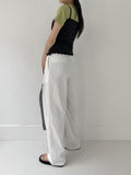 Loti Slav Wide Denim Slacks