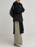 Floor Wool Hidden Loose Fit Jacket