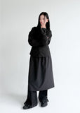 BOATNECK BELT BLOUSE