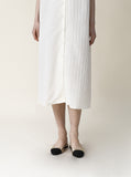 Ribbon Button Long One Piece