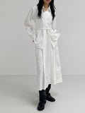 Pie Bustier Wrap Loose Fit Shirt