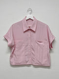 New Tapt Big Pocket Cropped Shirt