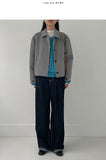 [handmade] Lovin Collar Wool Handmade Short Jacket