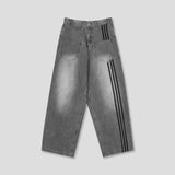 Reverse Track Line Denim