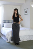 Snap Y ribbed sleeveless