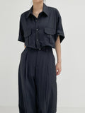Zed Pocket Nylon Overfit Shirt