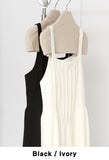 Neillo pintuck sleeveless long one piece