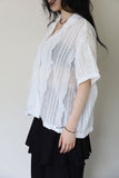 Wave Frill Shirt Blouse