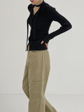Hush V-neck ribbed cardigan