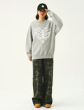 Bone Heart Dot Silhouette Sweatshirt