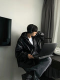 Color coated hooded jacket