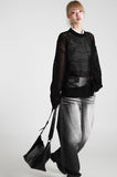 Over Net Sweatshirt