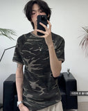 Ens Camo Rib Slim Short Sleeve Tee