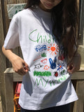 Sanili Over Printing Short Sleeve Tee