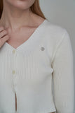 Daily Crop Two Button Cardigan