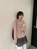 Makyu See-through Summer Round Knit Cardigan