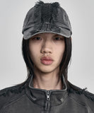 Lace Trimming Washed Cap