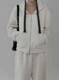 Bev Shearling Hooded Zip-Up