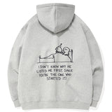 mmM Illustration Tattoo Brushed Hood Overfit