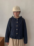 Ryukon Check Frill Short Jacket
