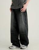 Double Block Denim Pants