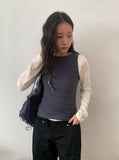 Royan Color Round Ribbed Sleeveless