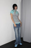 CAT WASHED BOOTCUT DENIM