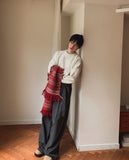 Profi Wool Stripe Wide Slacks