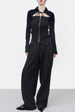 Meran Wool Two Way Knit Cardigan