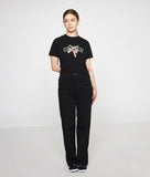 Ribbon Ballerina Logo Slim Short Sleeve Tee