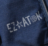 Faded Washed Crop Hood Zip-Up