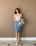 Brussel Satin Sleeveless Blouse