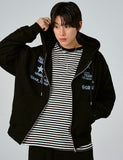 NO-MESSAGES Hood Zip-Up