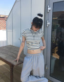 Levon loose fit striped short sleeve t-shirt