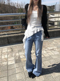 Myou V-neck See-through Button Cardigan