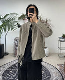 Loose Washed Biker Jacket