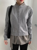 Lekin Button Round Cardigan