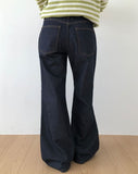 Quinn Bootcut Raw Denim Pants