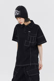 DOUBLE POCKET STITCH PIQUE SHIRT