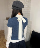 Mer Ribbon Tie Brushed Polar T-Shirt