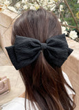 Kamel Jacquard Ribbon Hair Pin